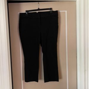 Express Capris- Black Tuxedo back.